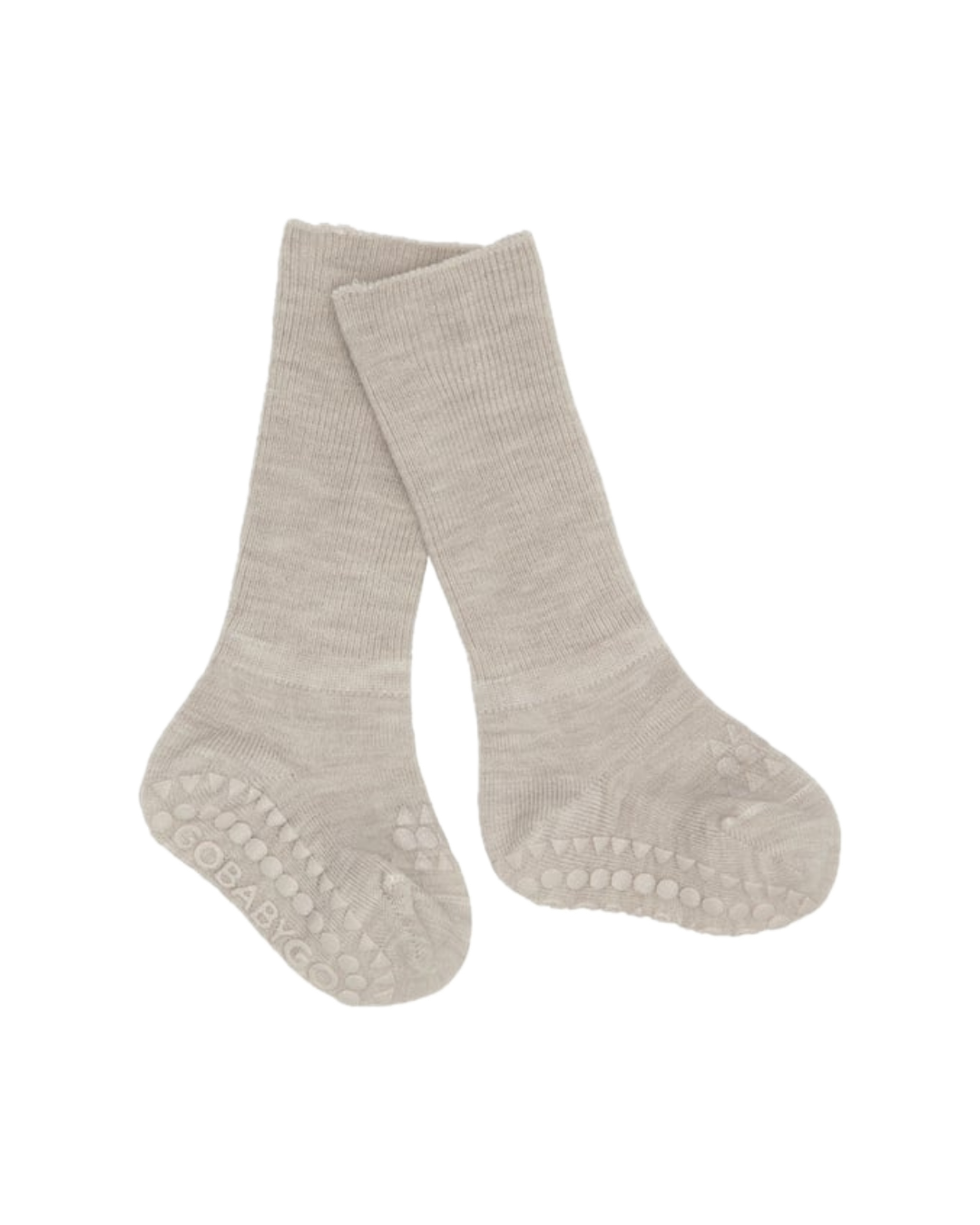 Non-slip grip socks - merino wool